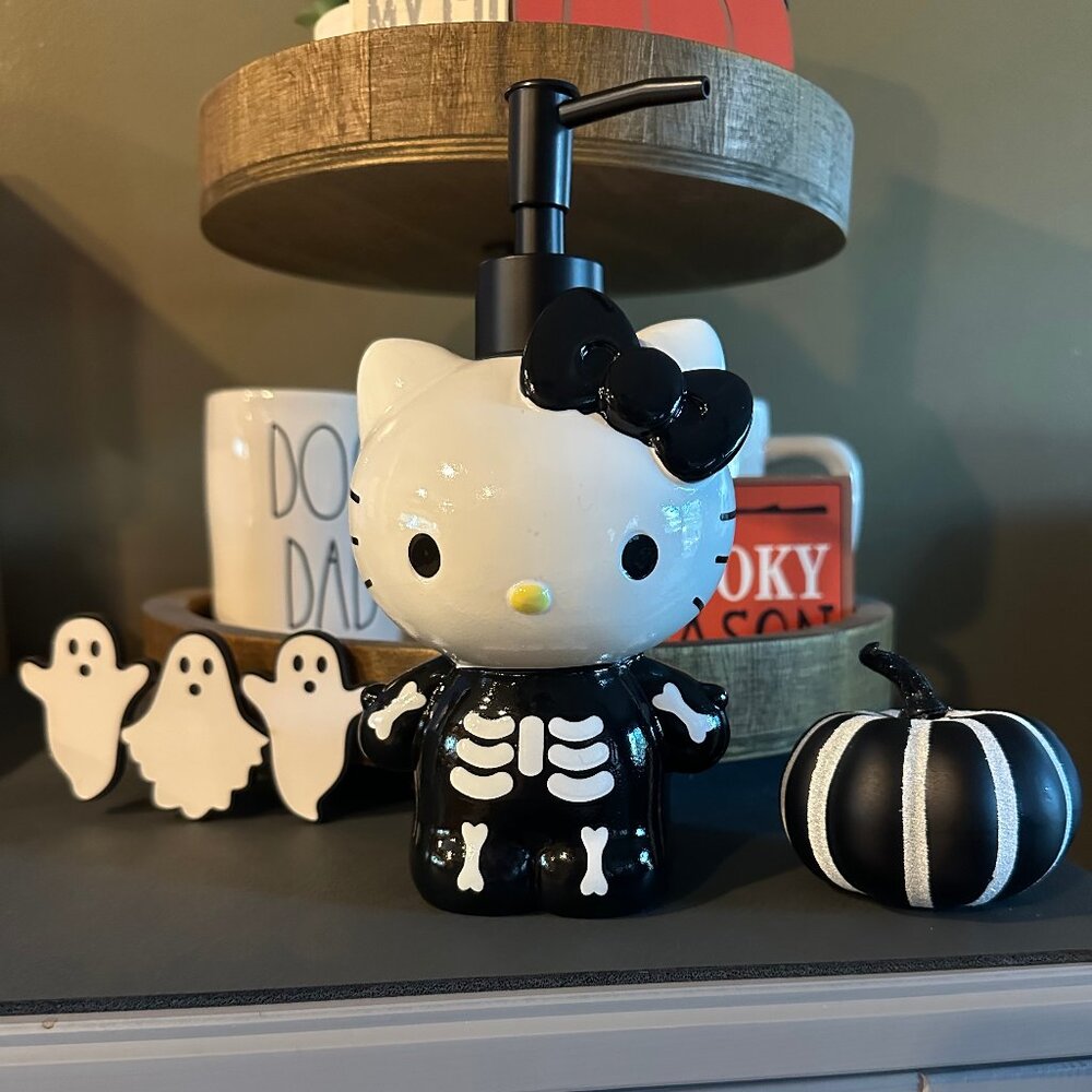 Only 2 Left! Hello Kitty Halloween Skeleton Dispenser